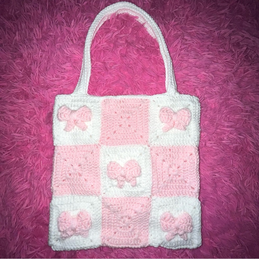 Crochet Bow Bag